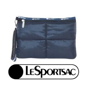 LeSportsac Navy Blue Puffy Clutch/Wristlet